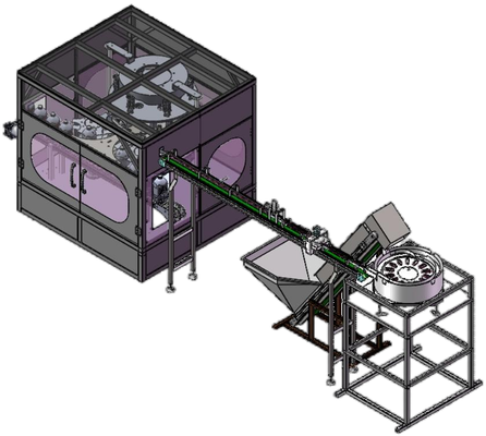 PLC Fully Automatic Rear Handle Applicator Machine Innovative Structural