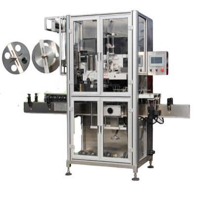 Beverage Food Dairy Automatic Sleeve Labeling Machine High Speed