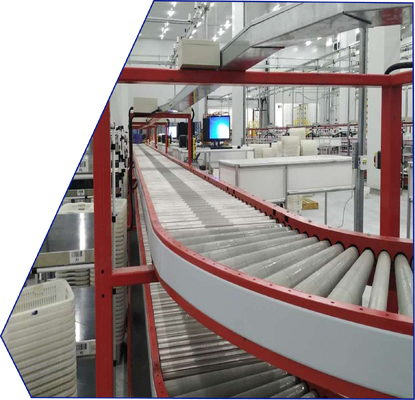 Continuous Flexible Conveyor Chain Conveyor System For Automotive Industries