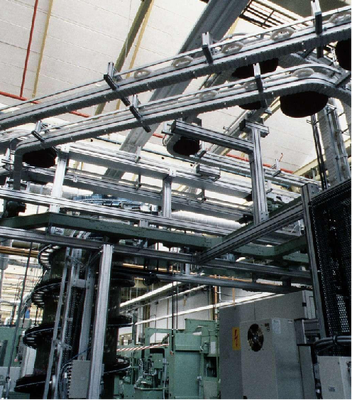 Continuous Flexible Conveyor Chain Conveyor System For Automotive Industries