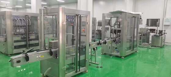 Precision Automatic Inline Filling Machine PLC Control Compact And Modular Design